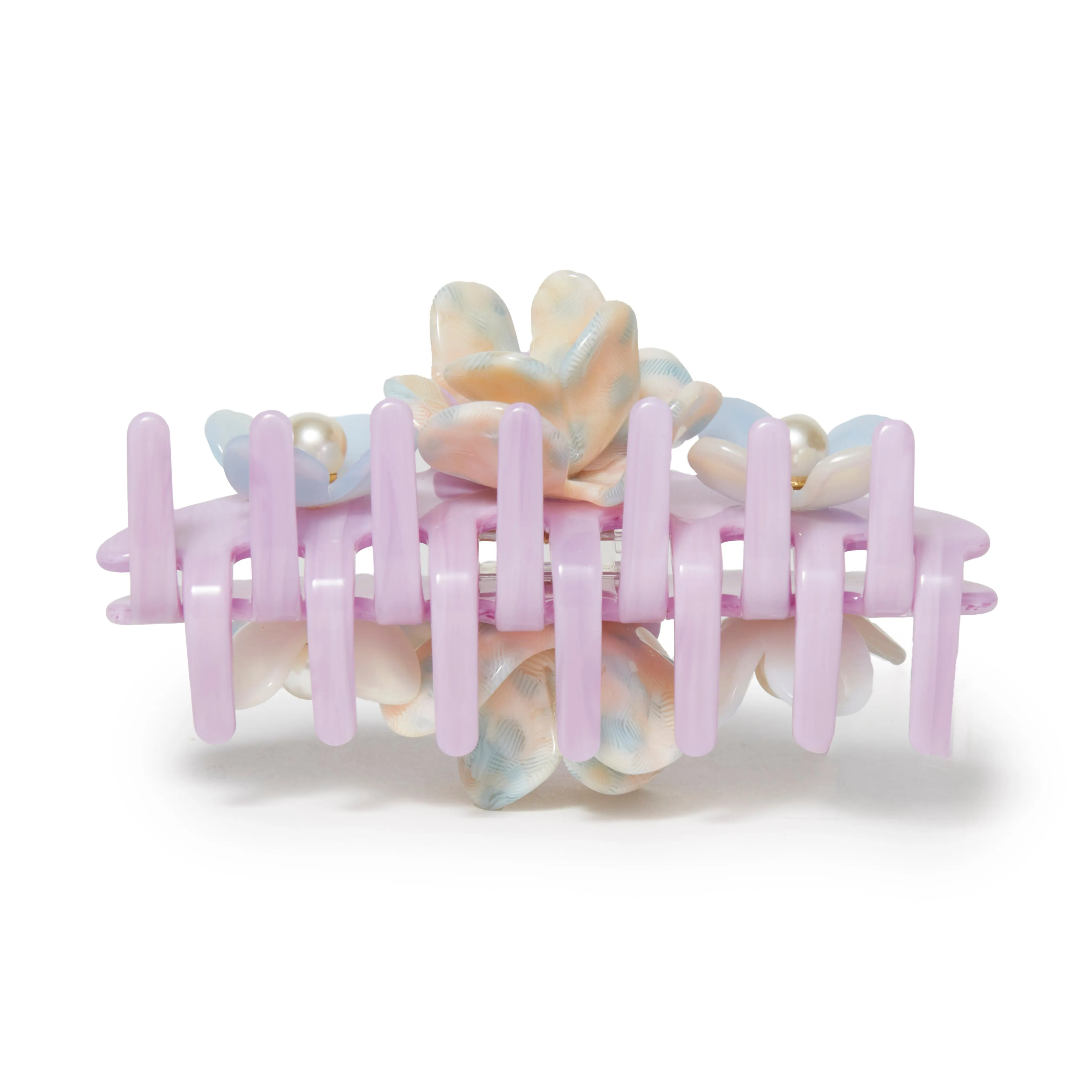 AZURE LILAC PETUNIA CLAW CLIP sold by Lele Sadoughi product image thumbnail 4