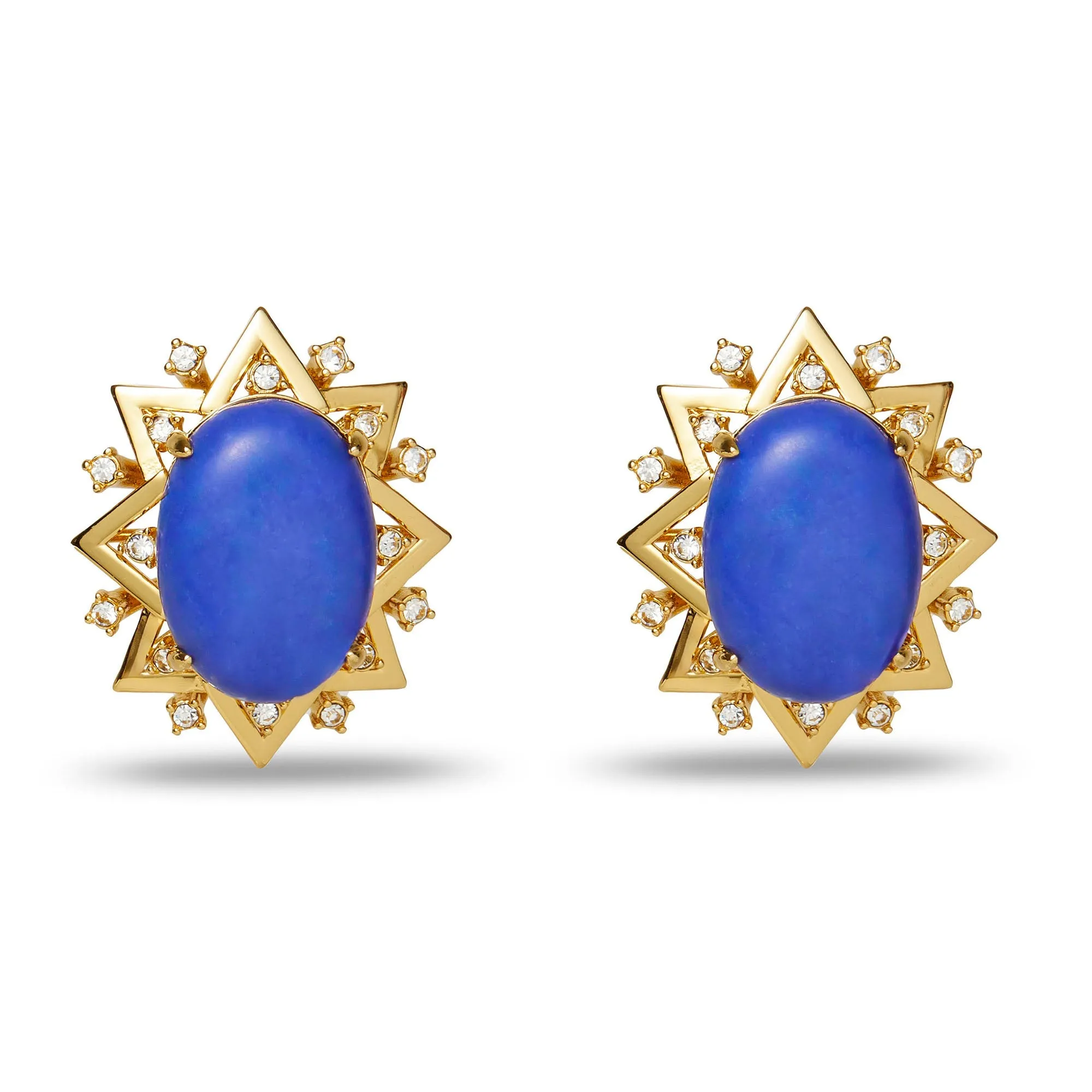 INDIGO STARLET EARRINGS sold by Lele Sadoughi