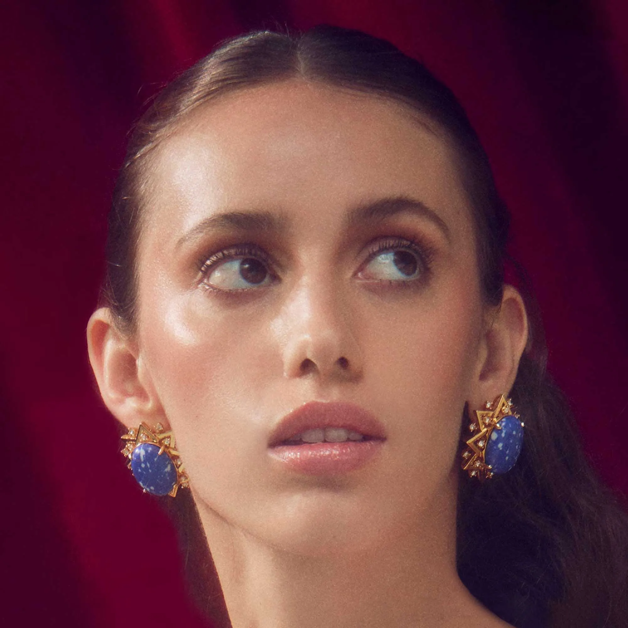 INDIGO STARLET EARRINGS sold by Lele Sadoughi product image thumbnail 2