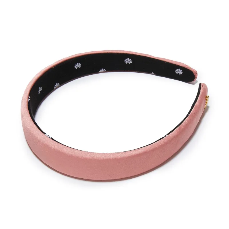 ROSE BLUSH CHARLOTTE SILK HEADBAND sold by Lele Sadoughi