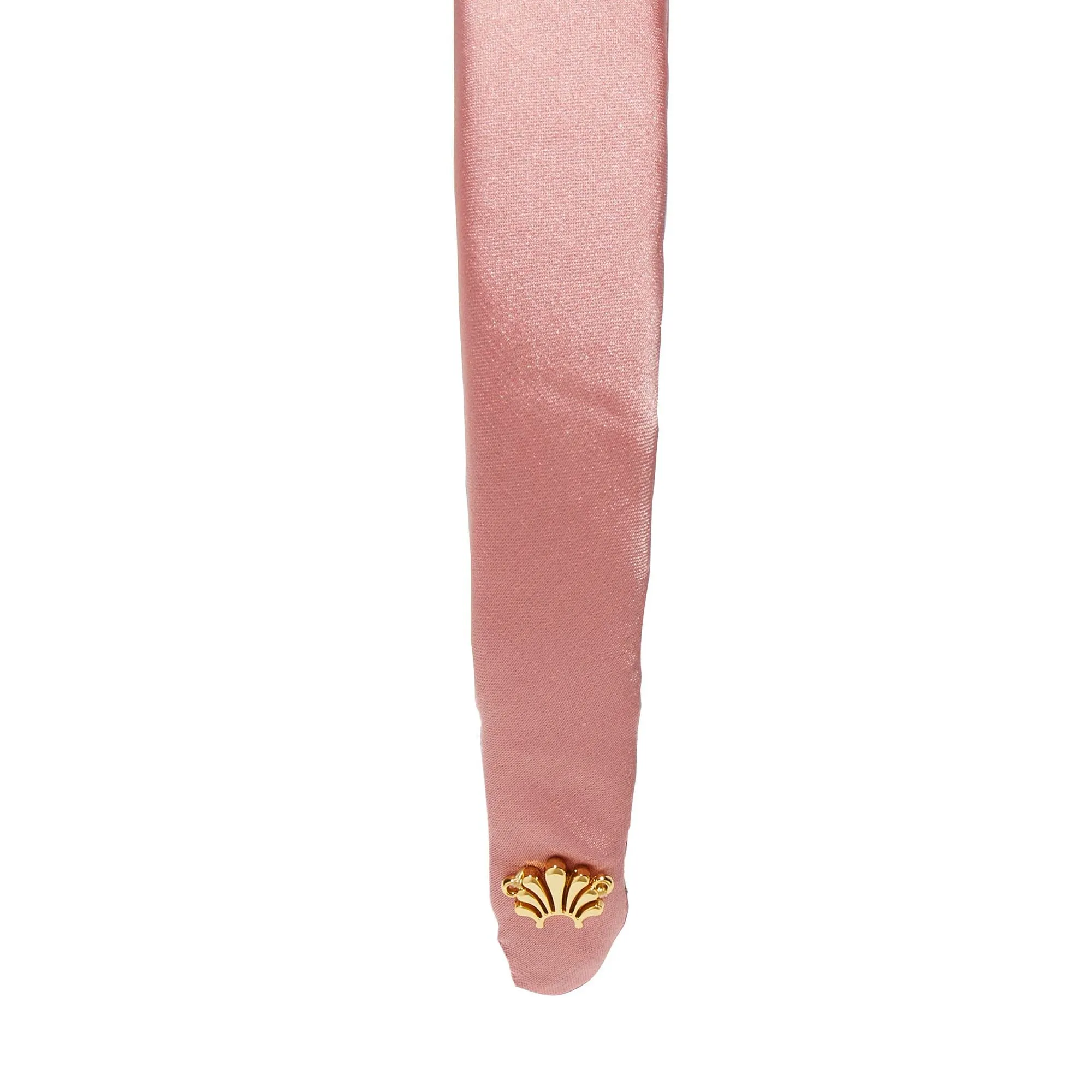 ROSE BLUSH CHARLOTTE SILK HEADBAND sold by Lele Sadoughi product image thumbnail 4