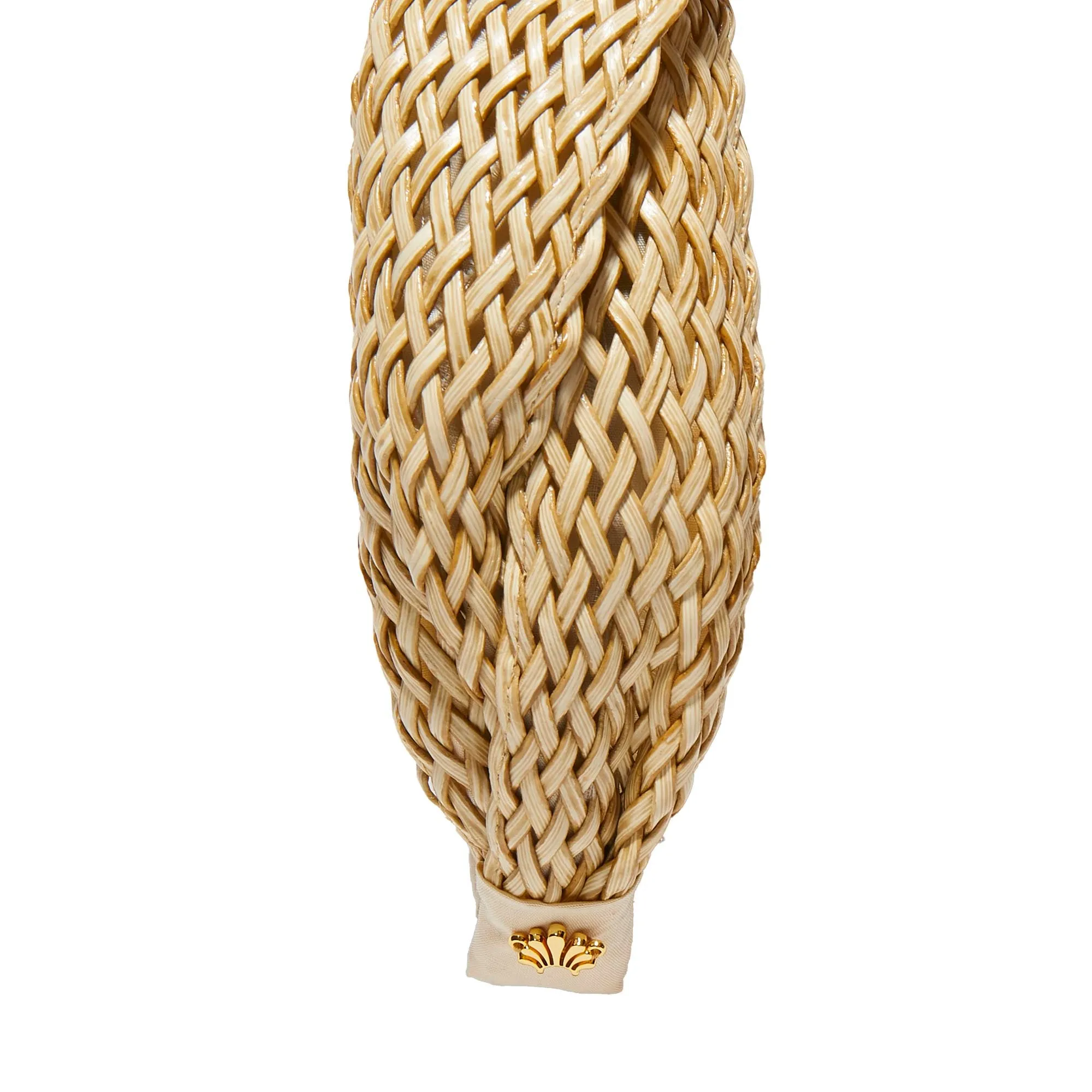 NATURAL MARLENE WICKER HEADBAND sold by Lele Sadoughi product image thumbnail 4