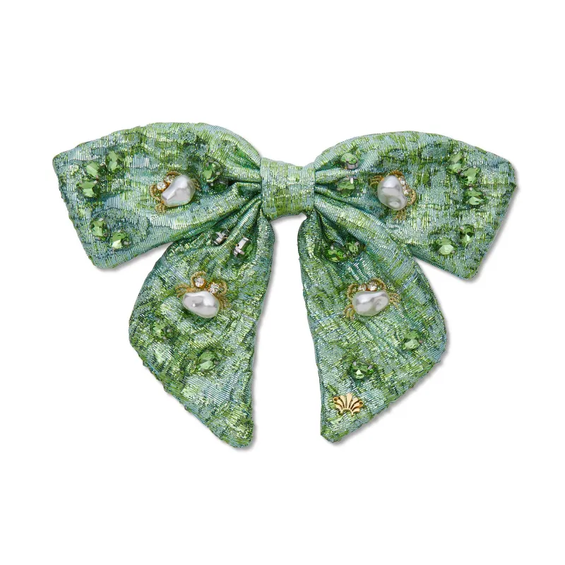 JADE LIBBY PEARL EMBELLISHED BOW sold by Lele Sadoughi