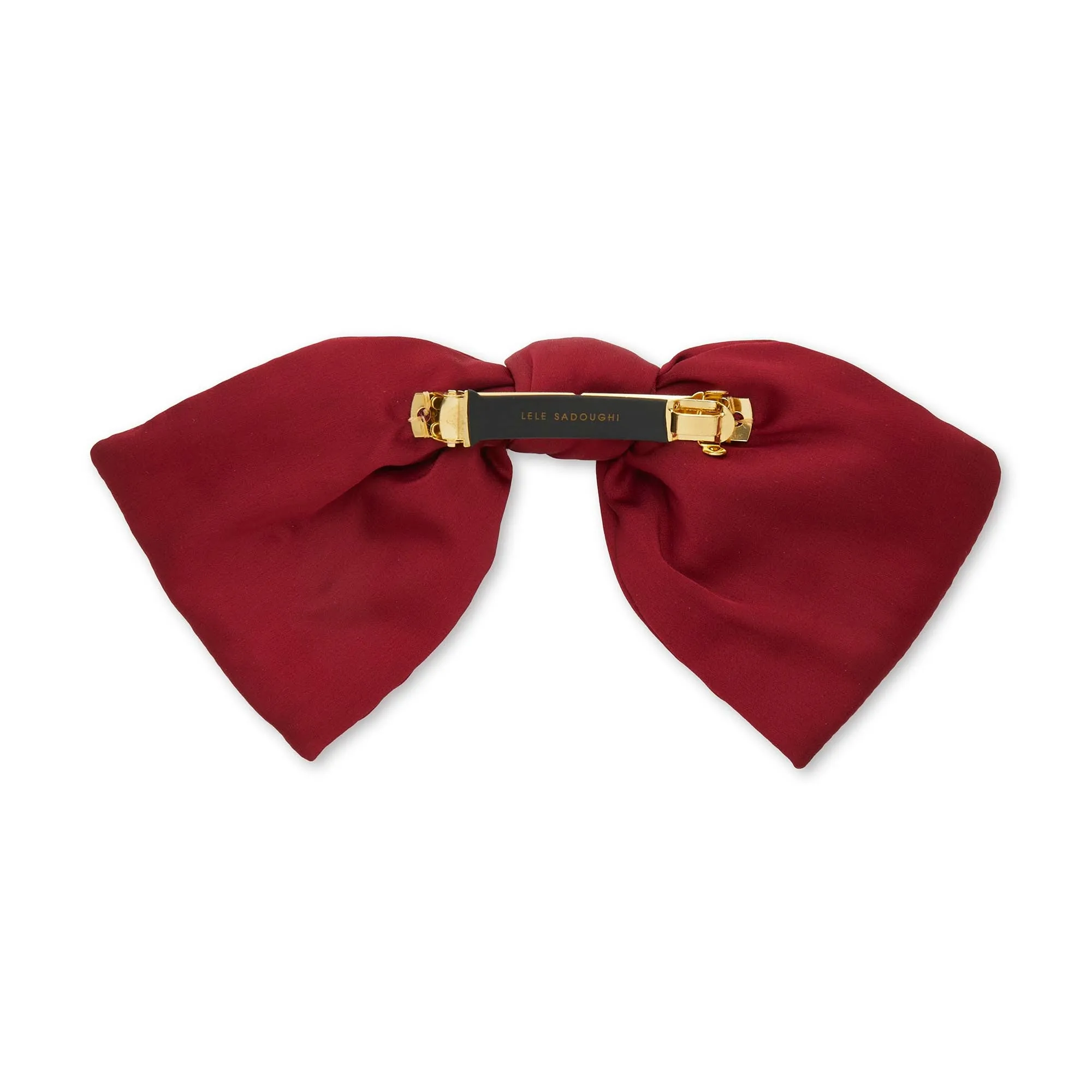 JANUARY GARNET PALOMA JEWELED BIRTHSTONE BOW sold by Lele Sadoughi product image thumbnail 3