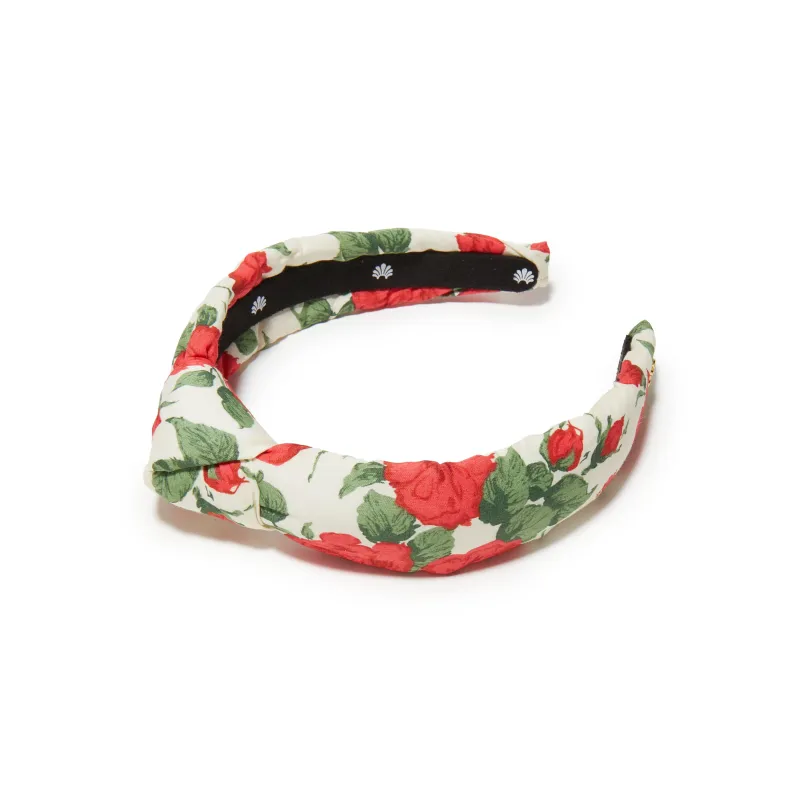 LIPSTICK ROSE KIDS KNOTTED LIBERTY™ HEADBAND sold by Lele Sadoughi