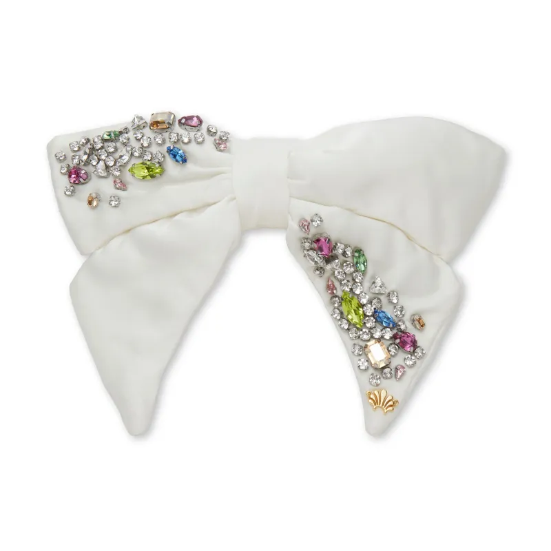 PASTEL RAINBOW LIBBY SWAROVSKI® BOW BARRETTE sold by Lele Sadoughi