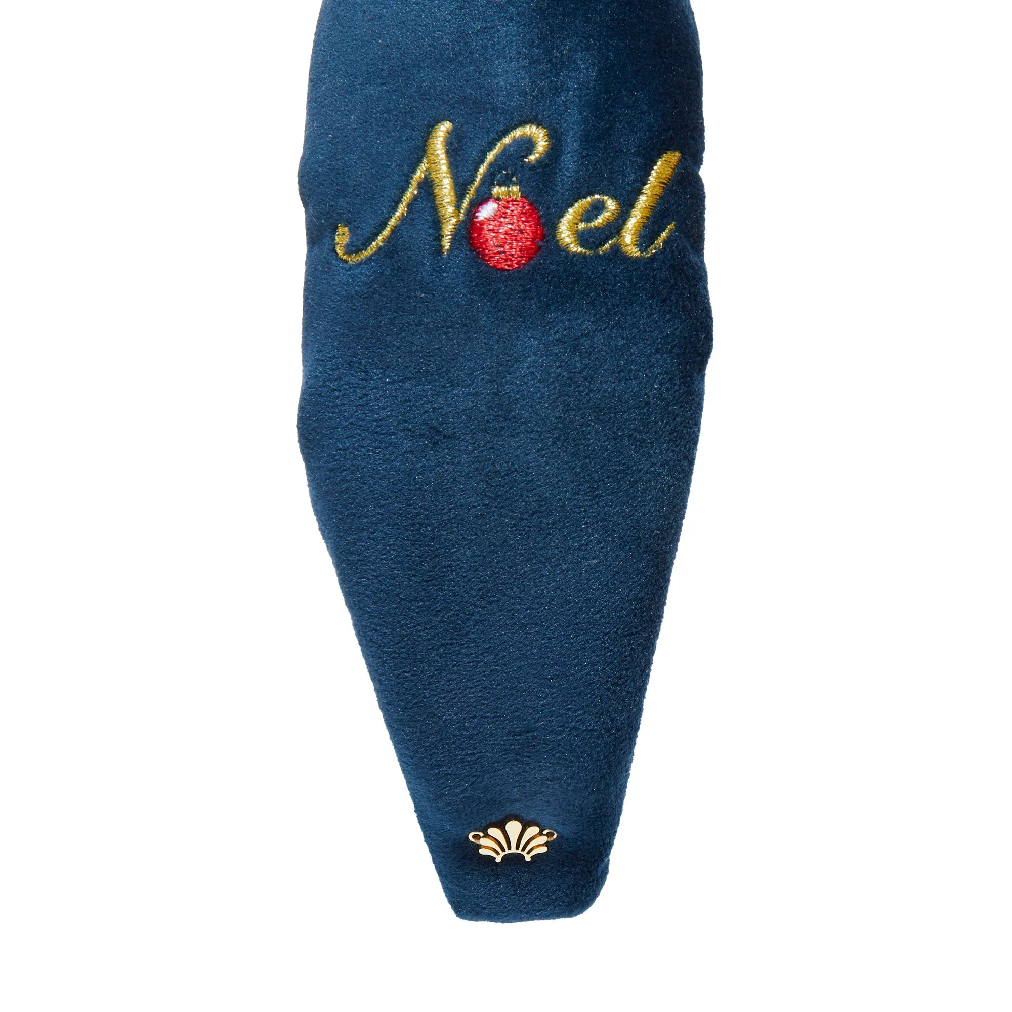 NAVY NOEL EMBROIDERED KNOTTED HEADBAND sold by Lele Sadoughi product image thumbnail 5