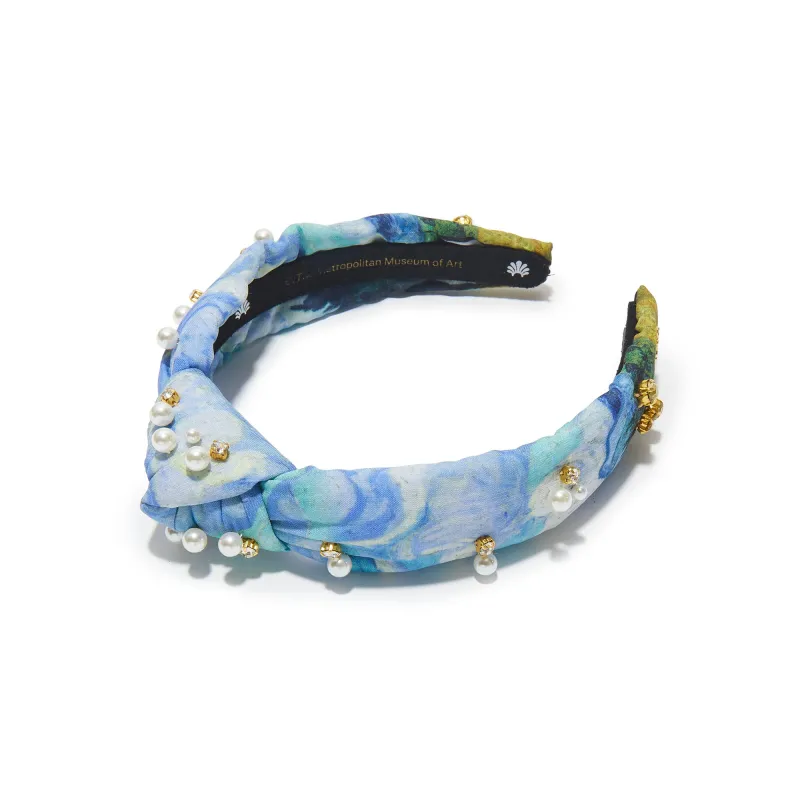 WHEAT FIELDS THE MET X LELE VAN GOGH KIDS PRINTED HEADBAND sold by Lele Sadoughi