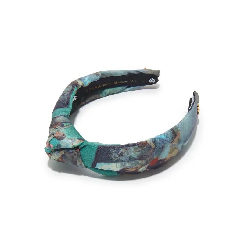 THE DANCE CLASS THE MET X LELE DEGAS KIDS PRINTED HEADBAND sold by Lele Sadoughi
