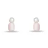 ROSÉ PEBBLE STUD EARRINGS sold by Lele Sadoughi