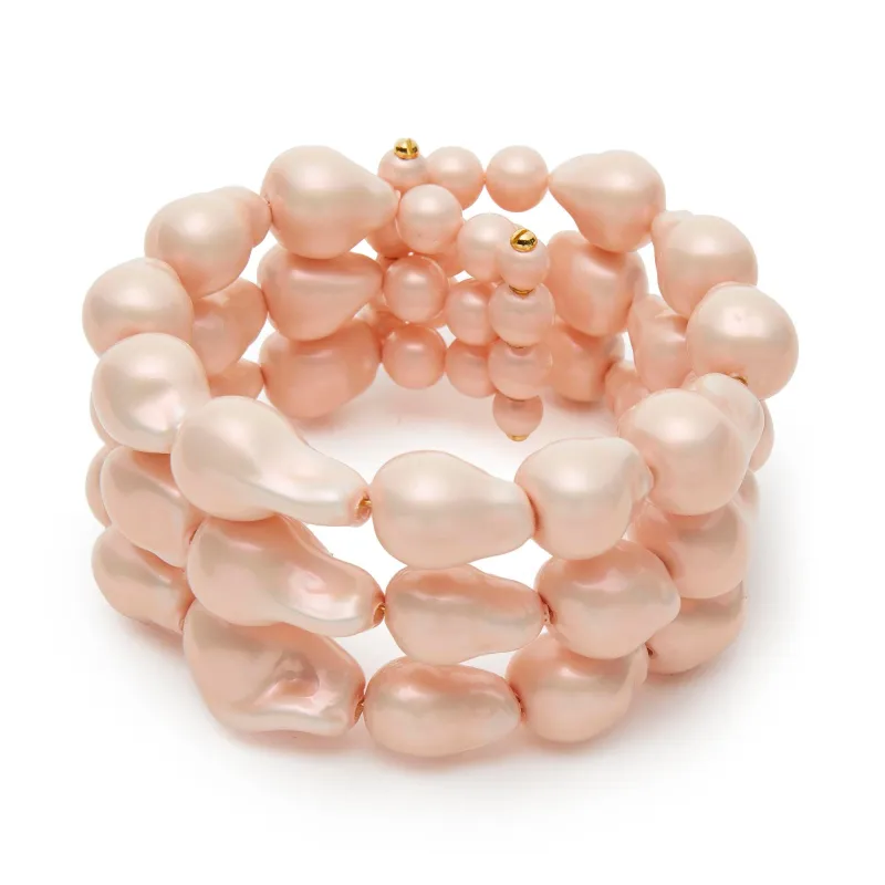 ROSÉ COLLECTOR PEARL BRACELET sold by Lele Sadoughi