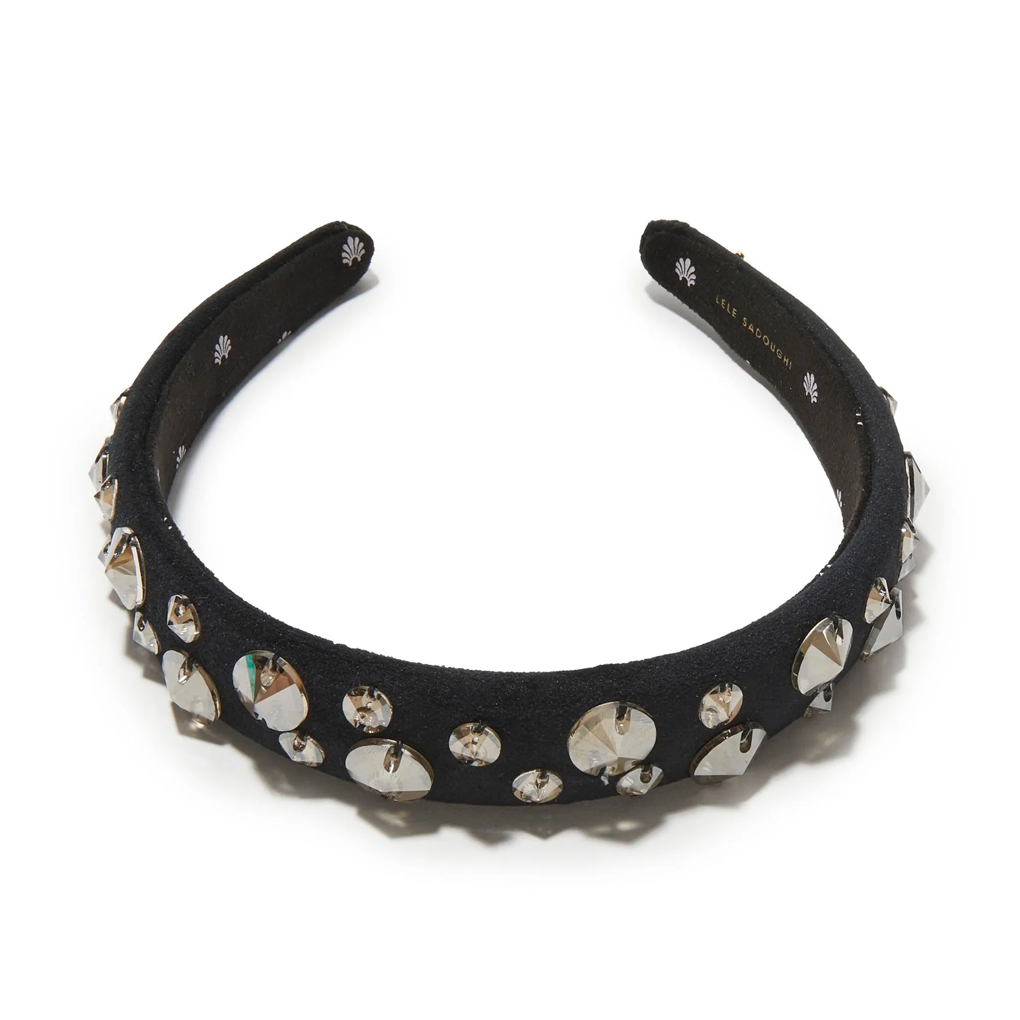 JET CHARLOTTE PAVE EMBELLISHED HEADBAND sold by Lele Sadoughi product image thumbnail 3