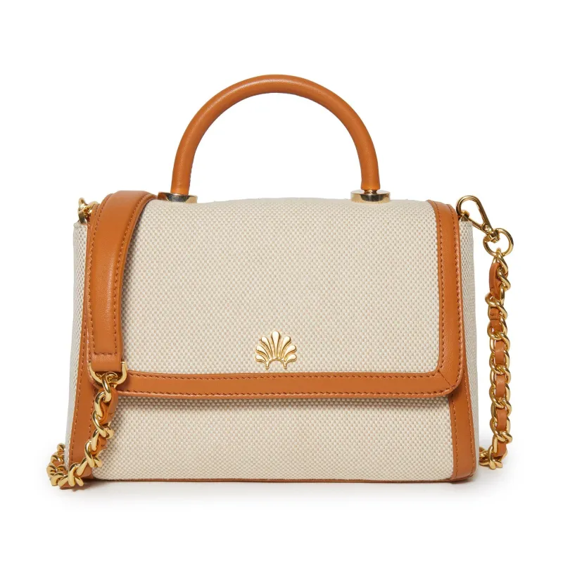 SADDLE BROWN TABITHA TOP HANDLE CROSSBODY sold by Lele Sadoughi