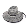 NAVY STRAW WOVEN HAT sold by Lele Sadoughi