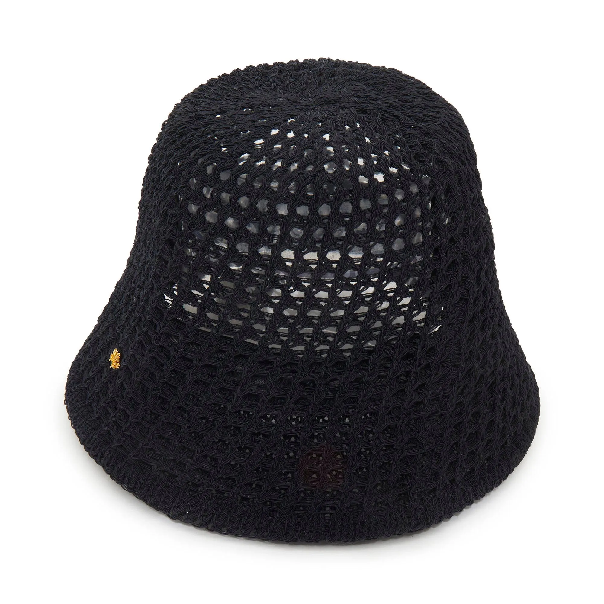 JET OPEN WEAVE BUCKET HAT sold by Lele Sadoughi