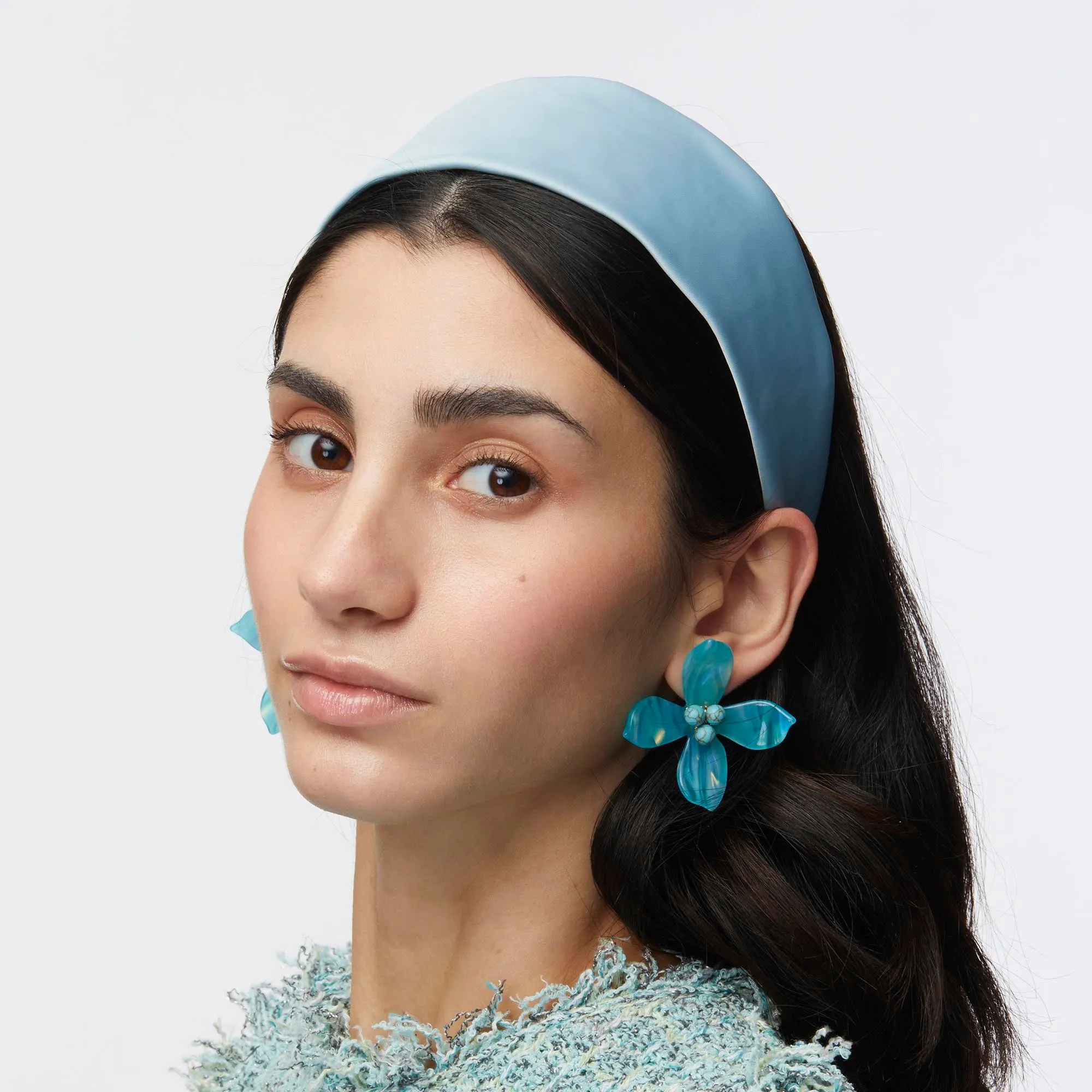 POWDER BLUE BRIGITTE HEADBAND sold by Lele Sadoughi product image thumbnail 4