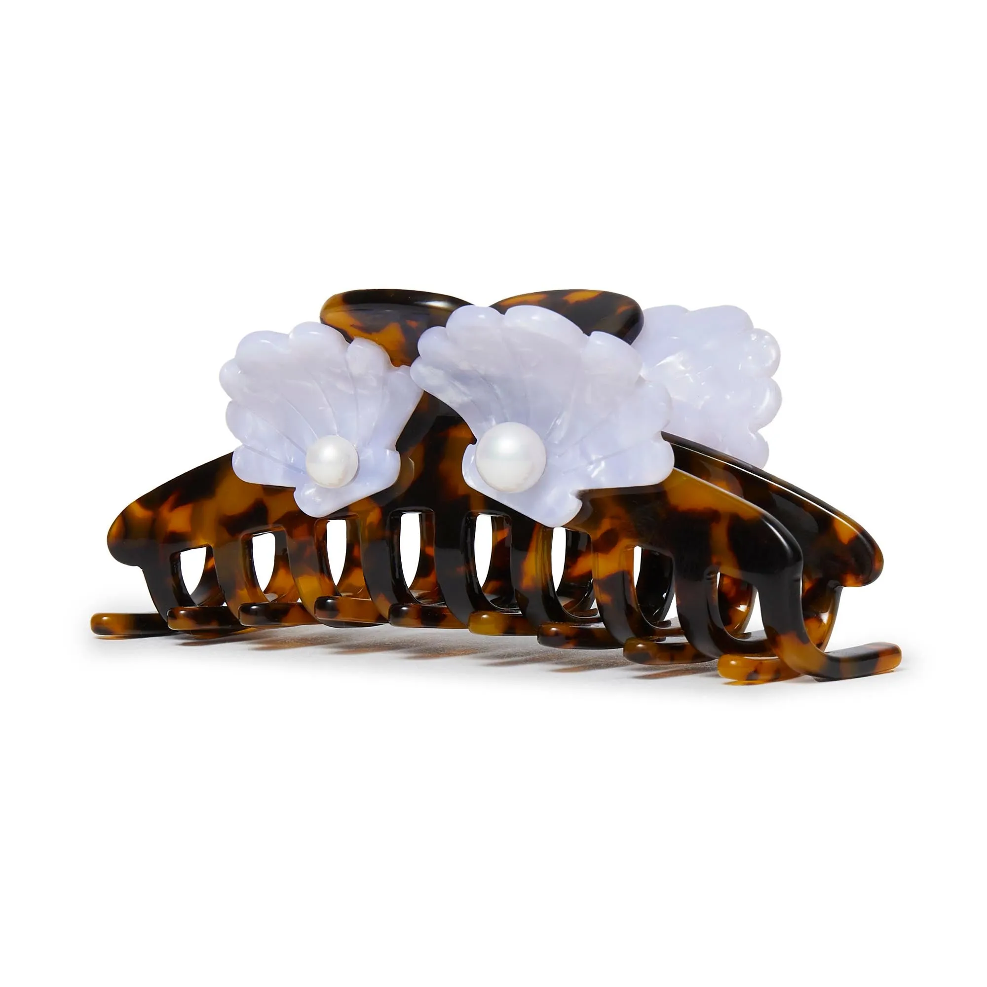TORTOISE PEARL SHELL CLAW CLIP sold by Lele Sadoughi product image thumbnail 3