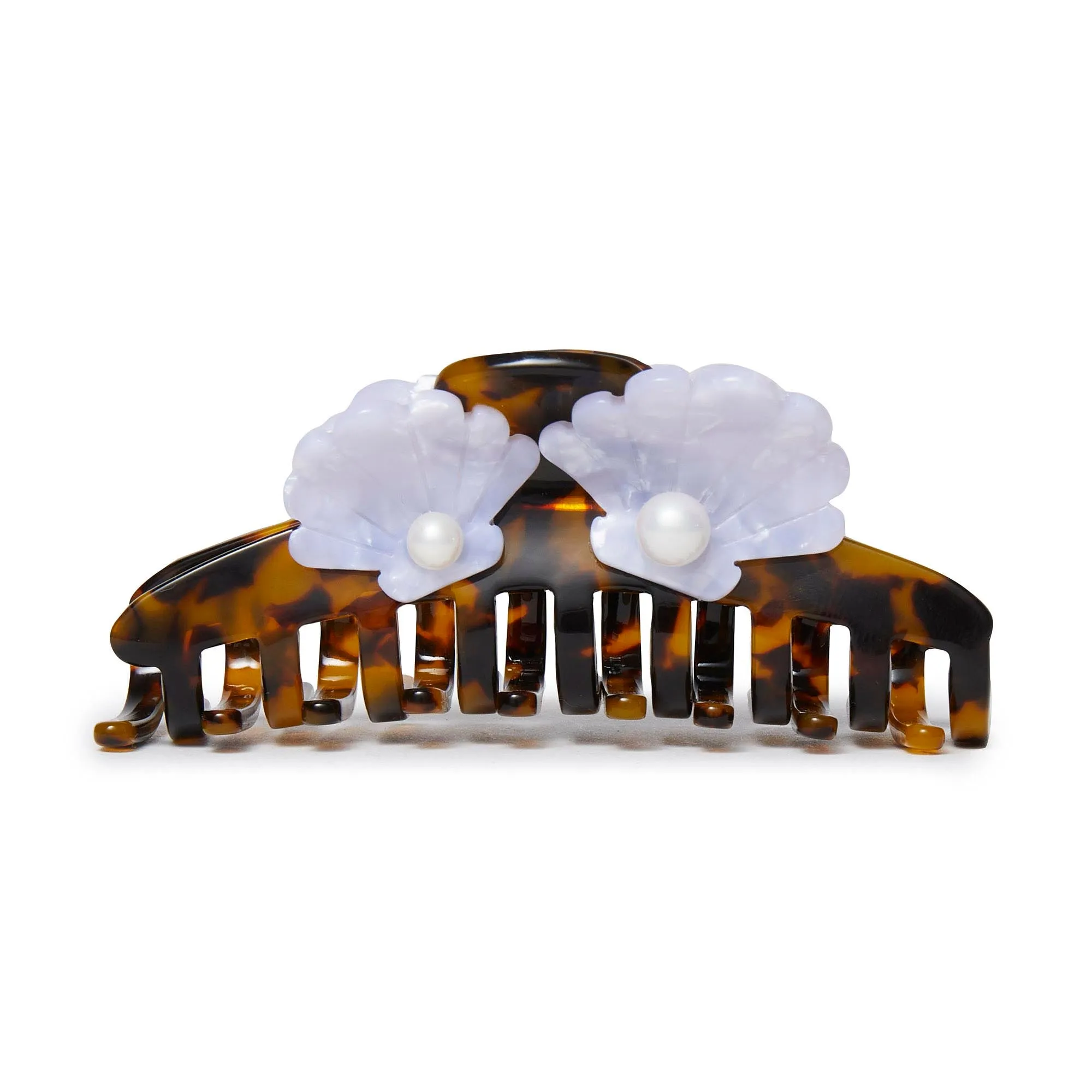 TORTOISE PEARL SHELL CLAW CLIP sold by Lele Sadoughi