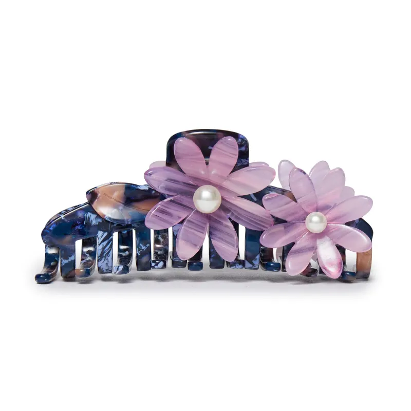 PASTEL MOSAIC PETUNIA CLAW CLIP sold by Lele Sadoughi