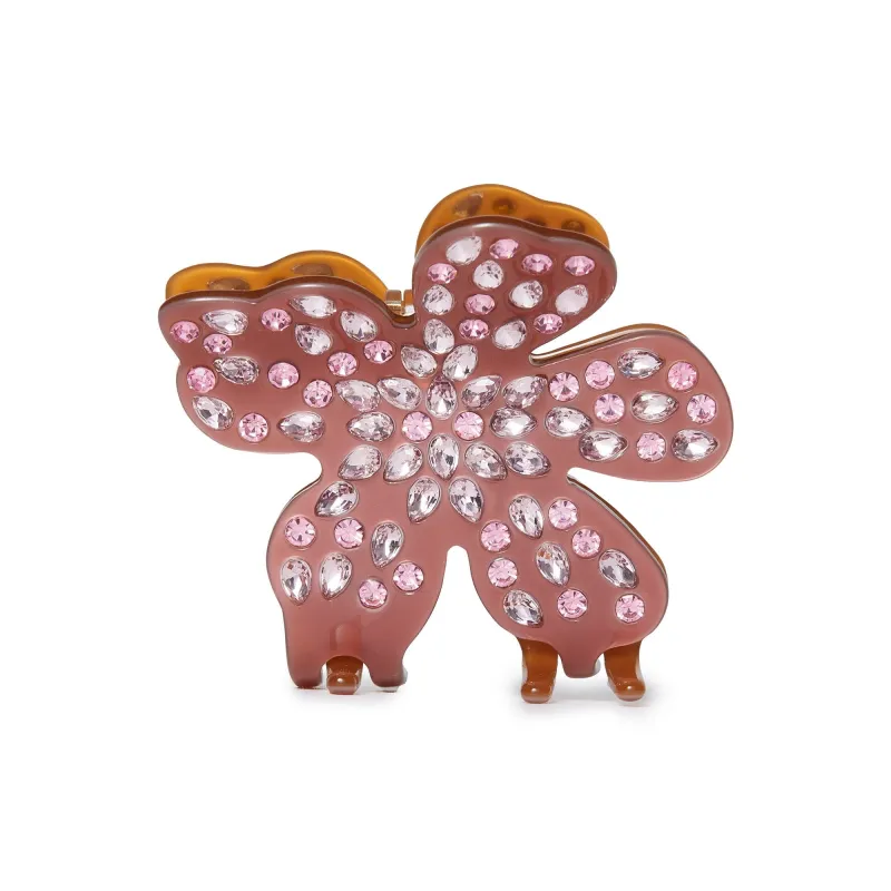 BISQUE ROSE LILY CLAW CLIP sold by Lele Sadoughi