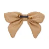NATURAL LIBBY CANDY CRYSTAL RAFFIA BOW sold by Lele Sadoughi