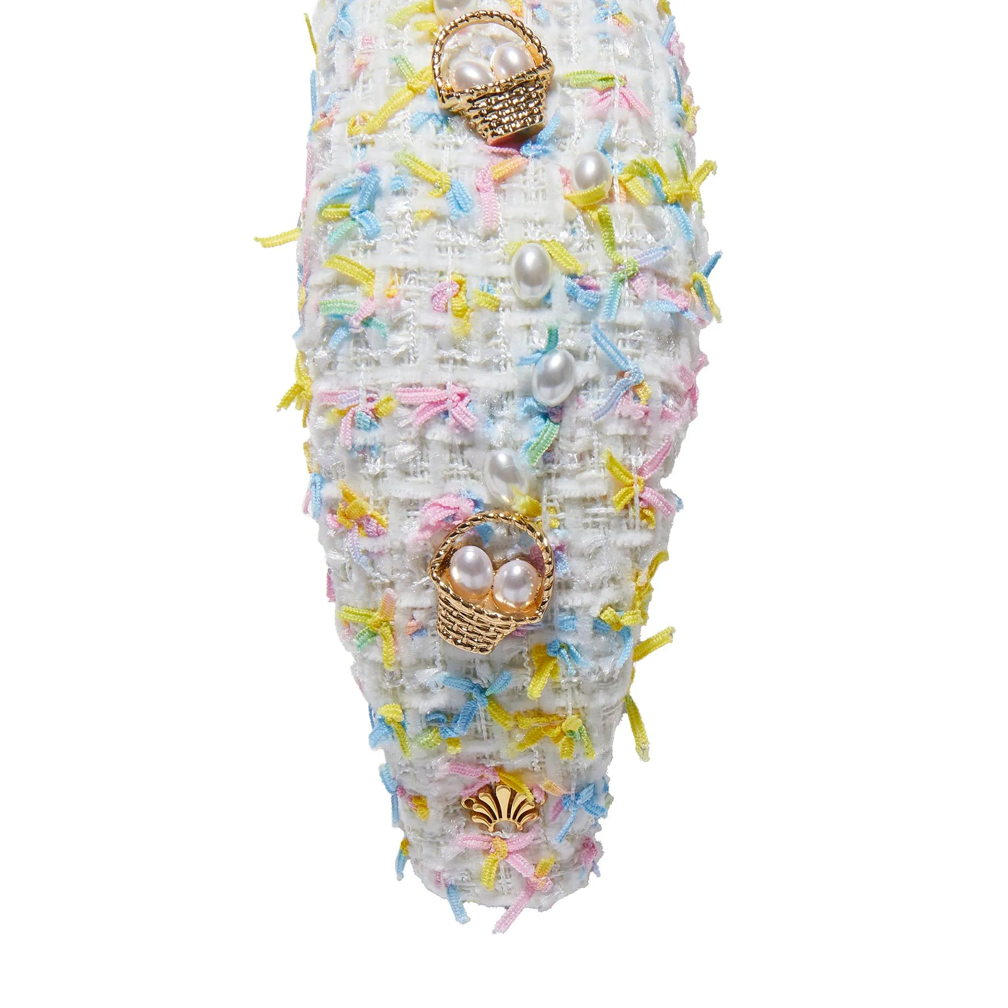 EASTER CONFETTI EASTER BASKET KNOTTED HEADBAND sold by Lele Sadoughi product image thumbnail 5