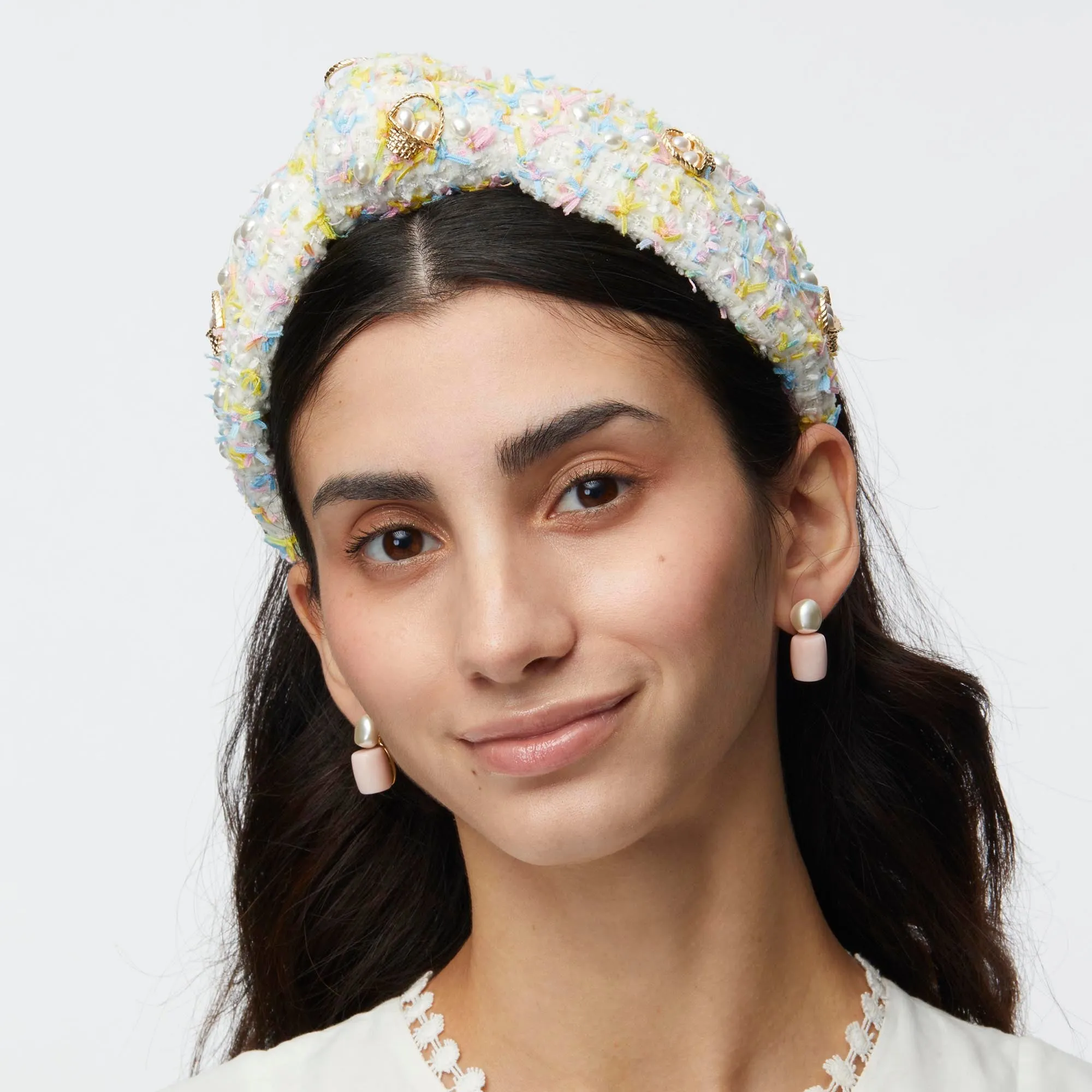 EASTER CONFETTI EASTER BASKET KNOTTED HEADBAND sold by Lele Sadoughi product image thumbnail 2