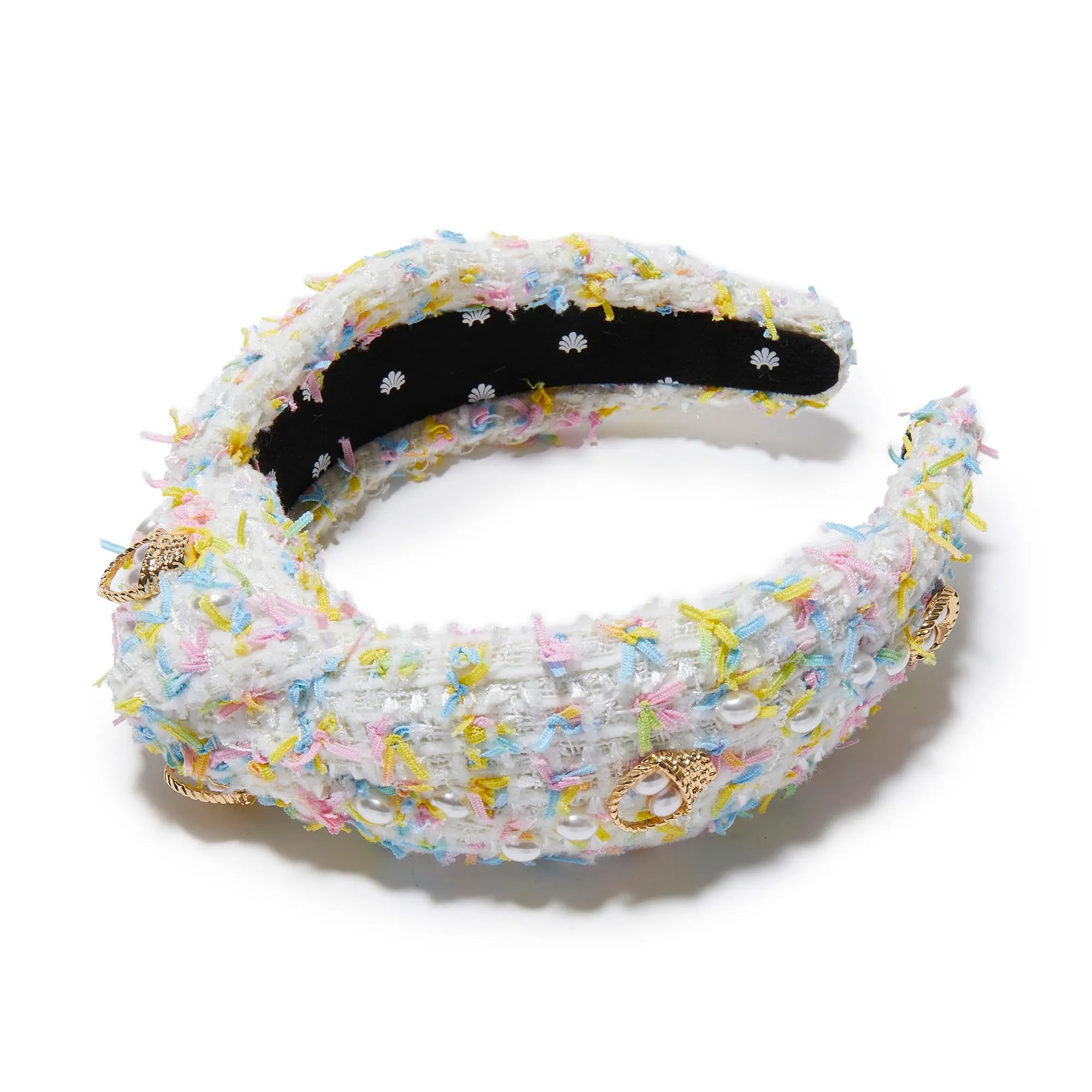 EASTER CONFETTI EASTER BASKET KNOTTED HEADBAND sold by Lele Sadoughi