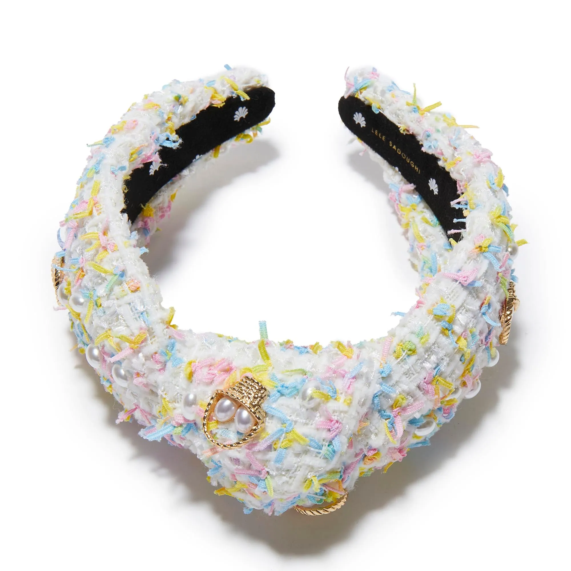 EASTER CONFETTI EASTER BASKET KNOTTED HEADBAND sold by Lele Sadoughi product image thumbnail 3