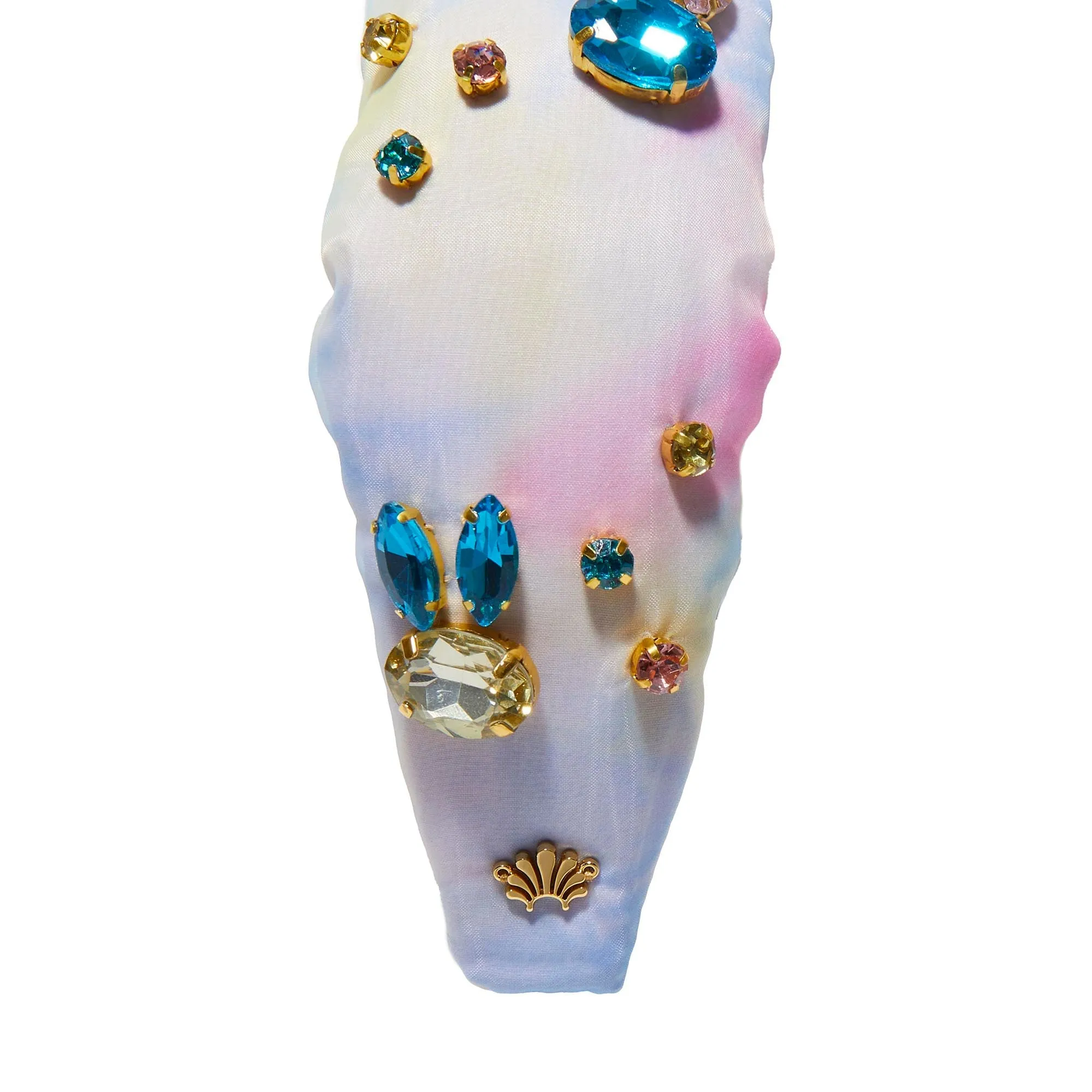 TULIP FIELD CRYSTAL BUNNY KNOTTED HEADBAND sold by Lele Sadoughi product image thumbnail 5