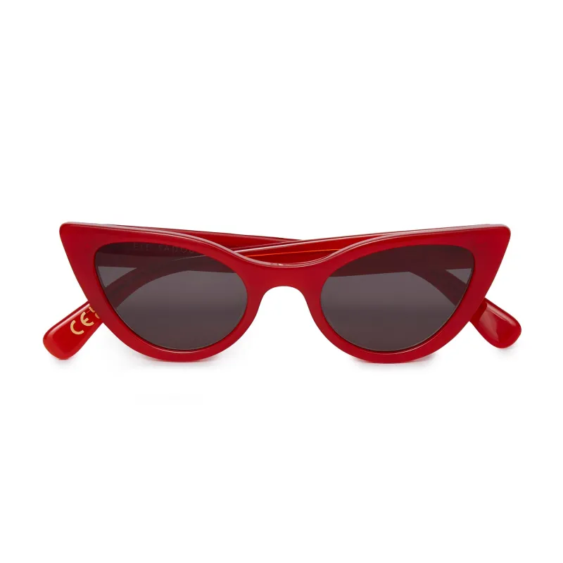 RED MYKONOS CAT EYE SUNGLASSES sold by Lele Sadoughi