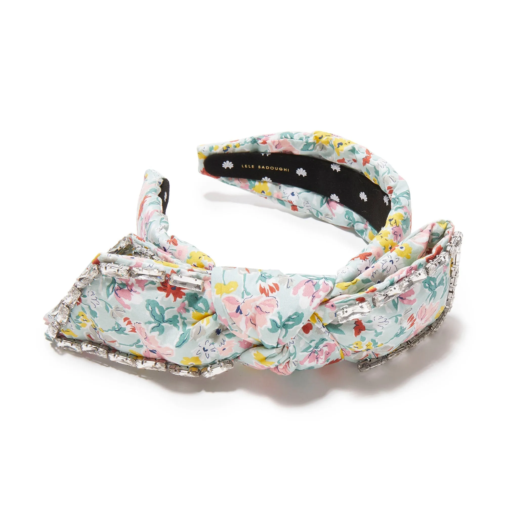 CALIFORNIA BLOOM HOLLY LIBERTY CRYSTAL TRIM HEADBAND sold by Lele Sadoughi product image thumbnail 3