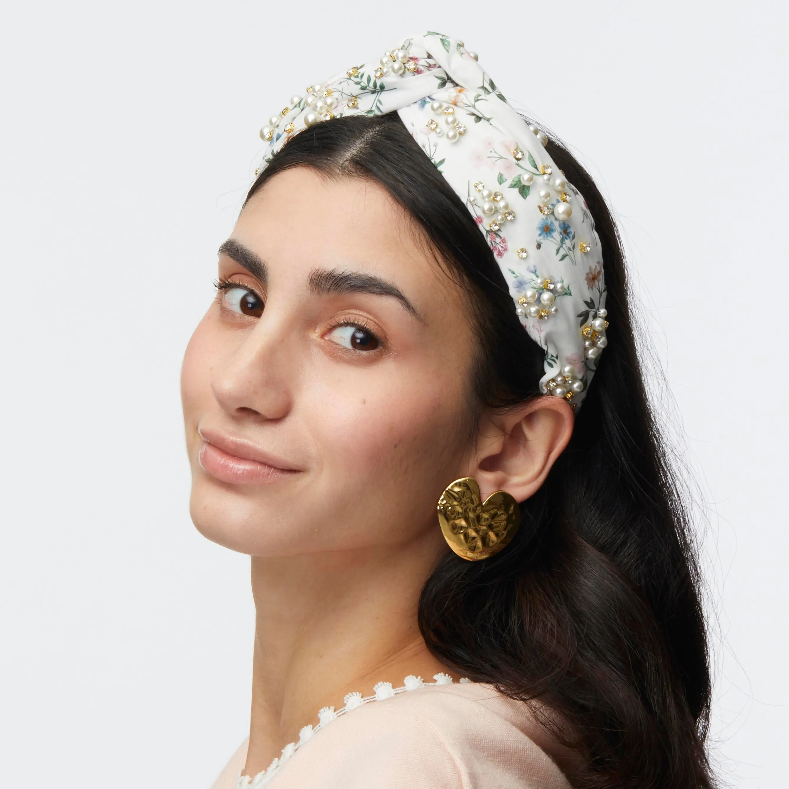 ANNIE MARLENE LIBERTY PEARL CRYSTAL HEADBAND sold by Lele Sadoughi product image thumbnail 2