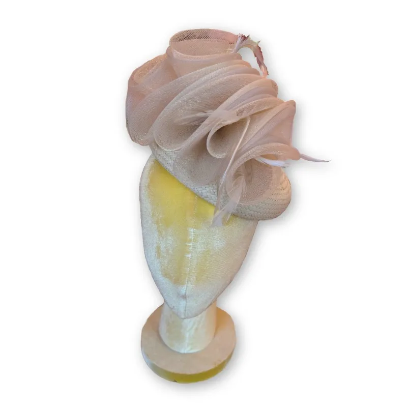 FRENCH TAUPE LELE SADOUGHI x KGB ONE-OF-A-KIND FASCINATOR sold by Lele Sadoughi