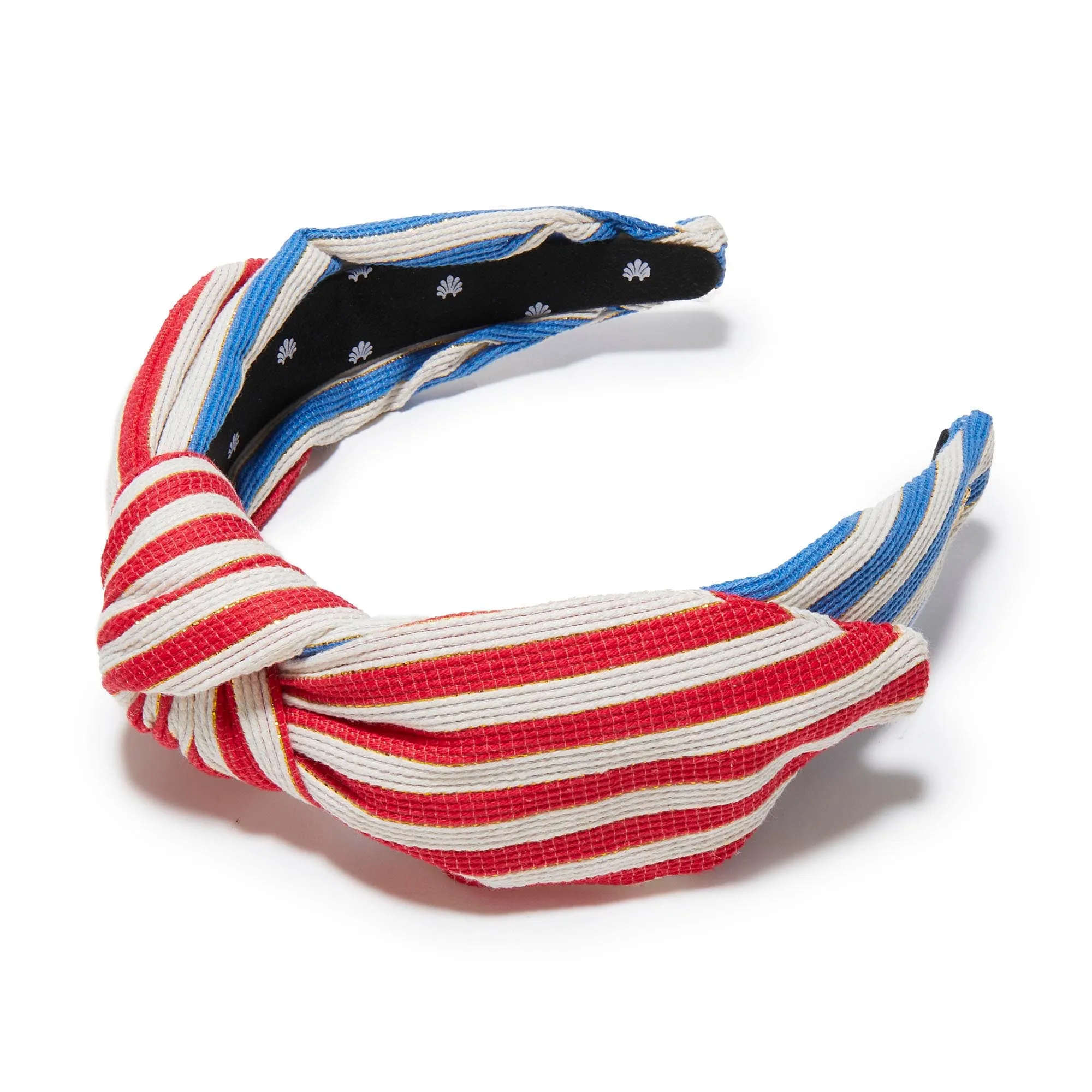 AMERICANA STRIPE VERONICA HEADBAND sold by Lele Sadoughi