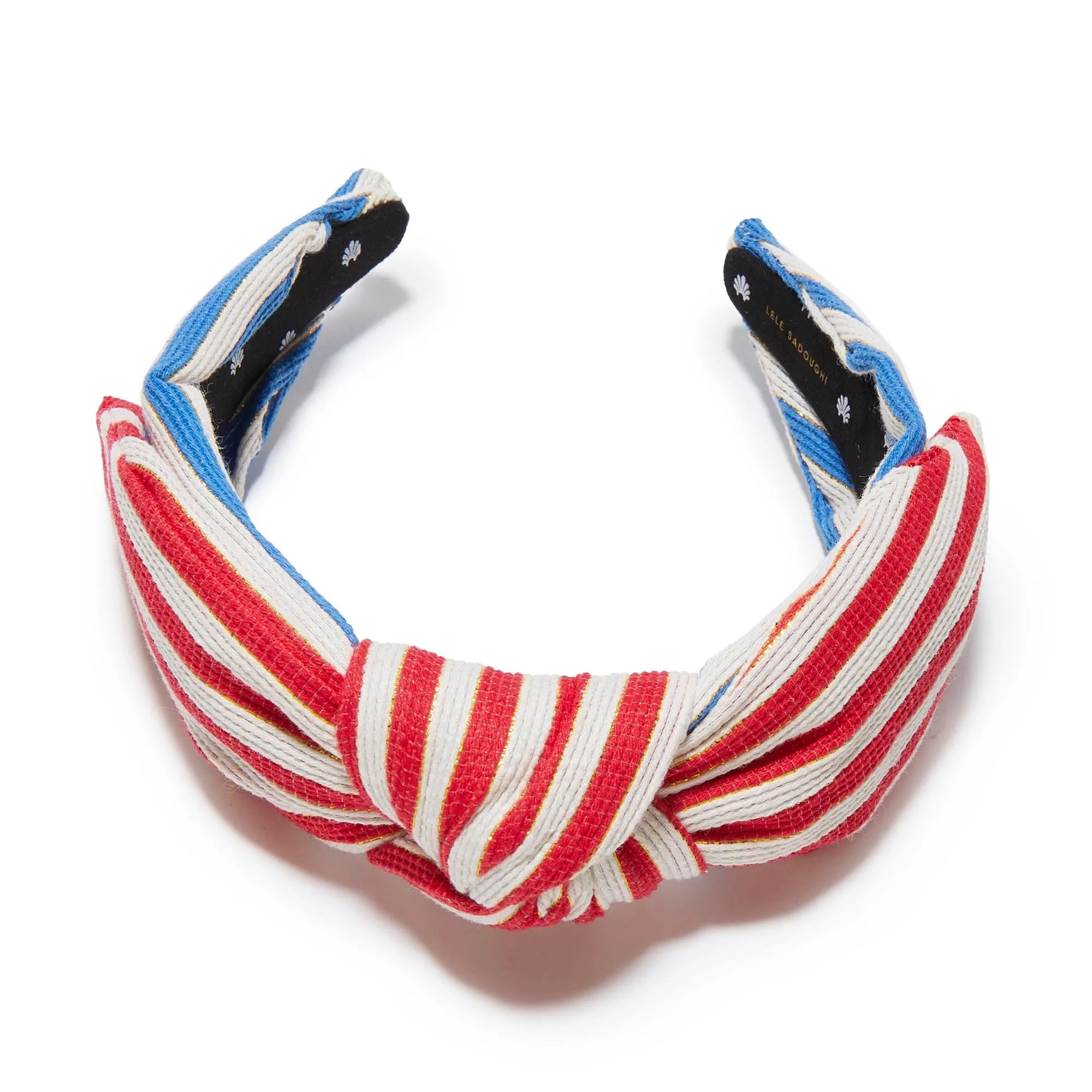 AMERICANA STRIPE VERONICA HEADBAND sold by Lele Sadoughi product image thumbnail 3