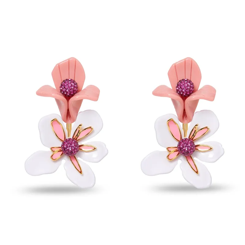 LELE SADOUGHI X TRINA TURK CAP CLEMENTINE BOUQUET PARADIS EARRING sold by Lele Sadoughi
