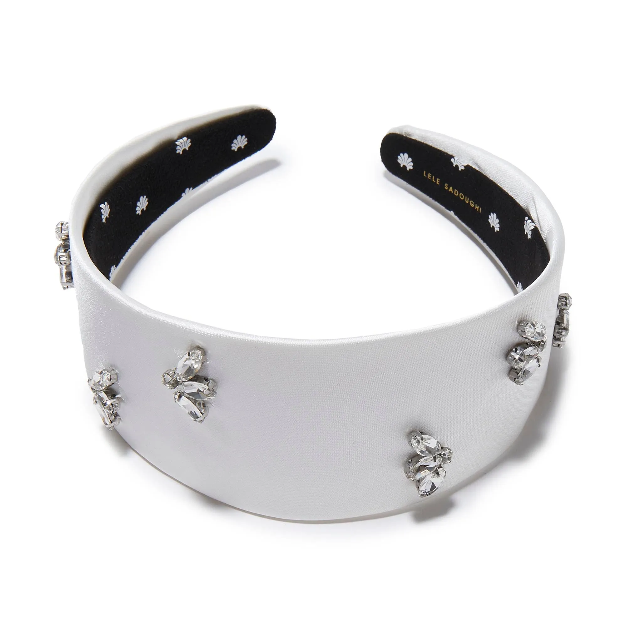 IVORY BRIGITTE VINE EMBELLISHED HEADBAND sold by Lele Sadoughi product image thumbnail 3