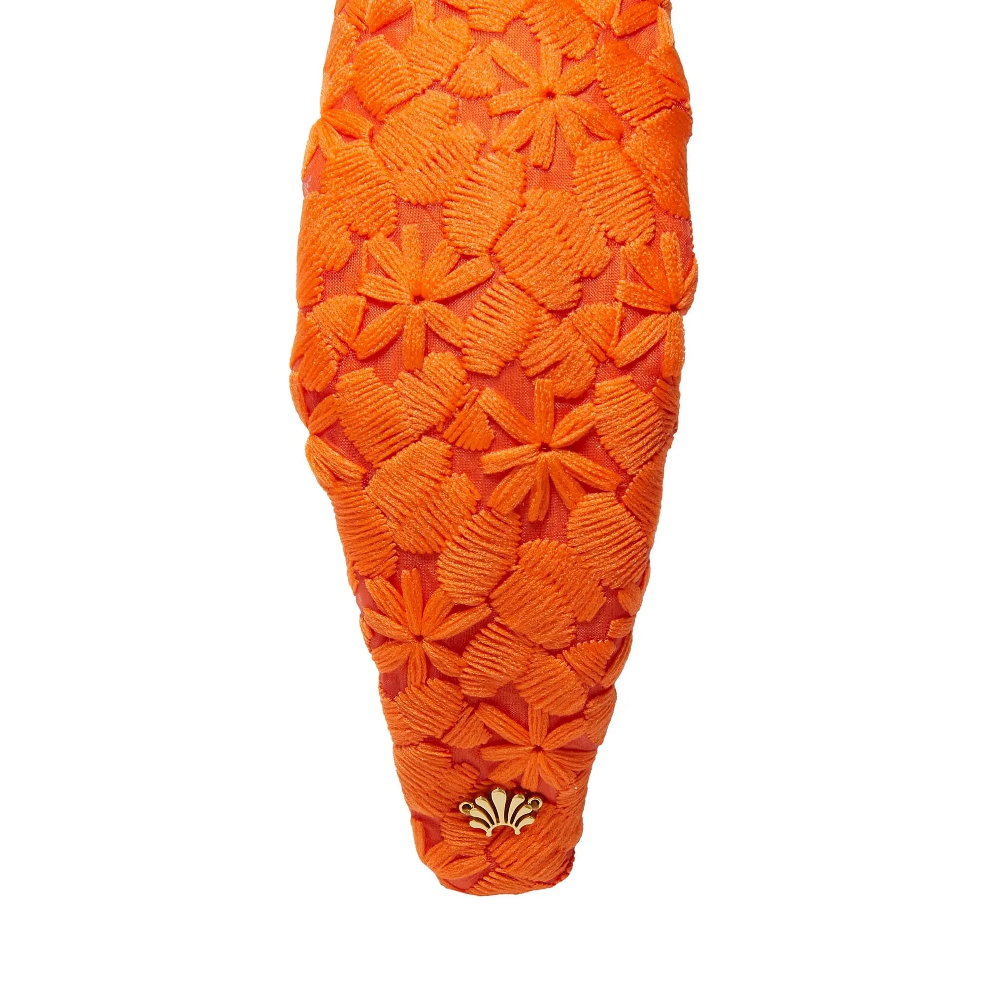 FIRE KNOTTED FLOWER PATCH HEADBAND sold by Lele Sadoughi product image thumbnail 4