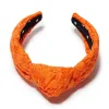 FIRE KNOTTED FLOWER PATCH HEADBAND sold by Lele Sadoughi