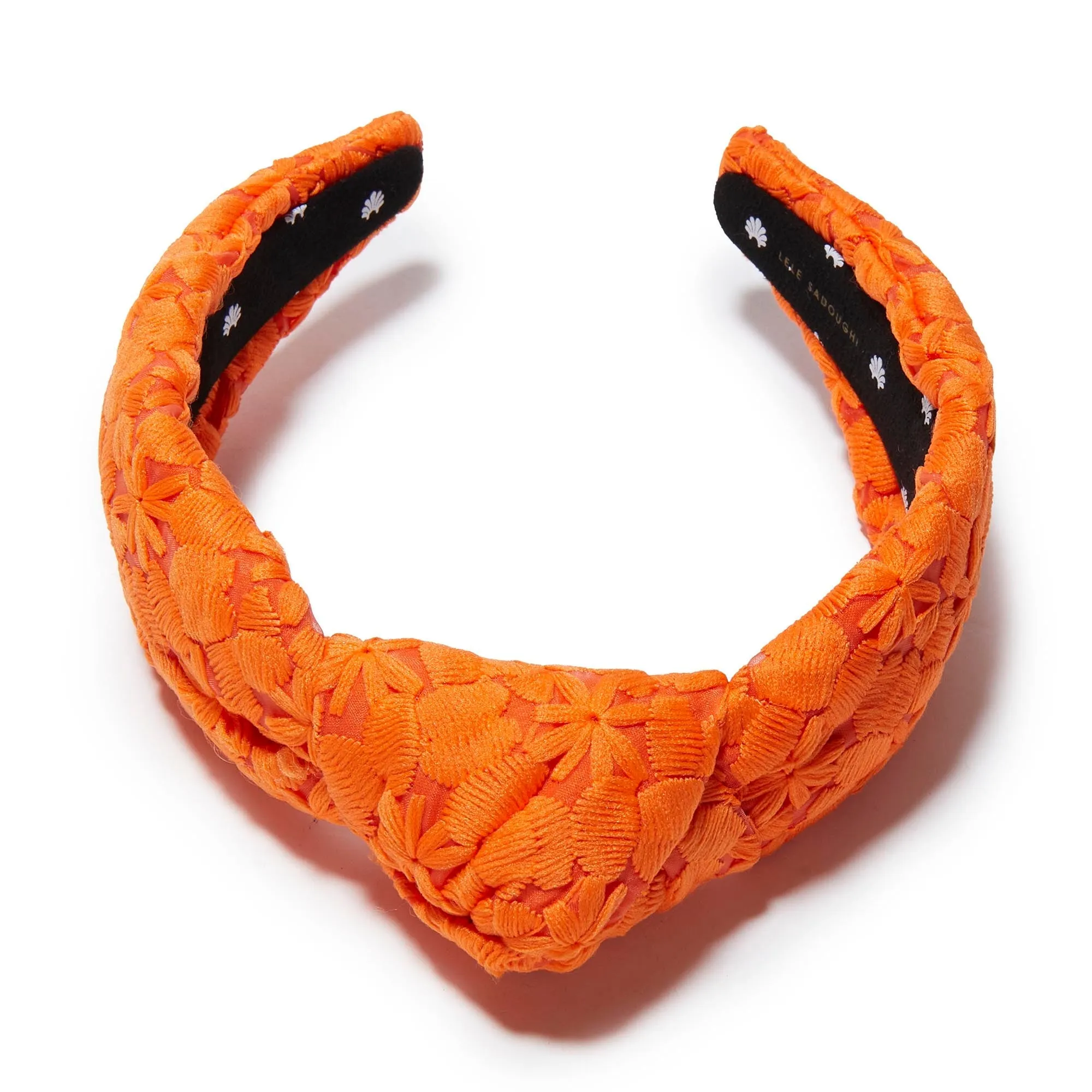 FIRE KNOTTED FLOWER PATCH HEADBAND sold by Lele Sadoughi product image thumbnail 3