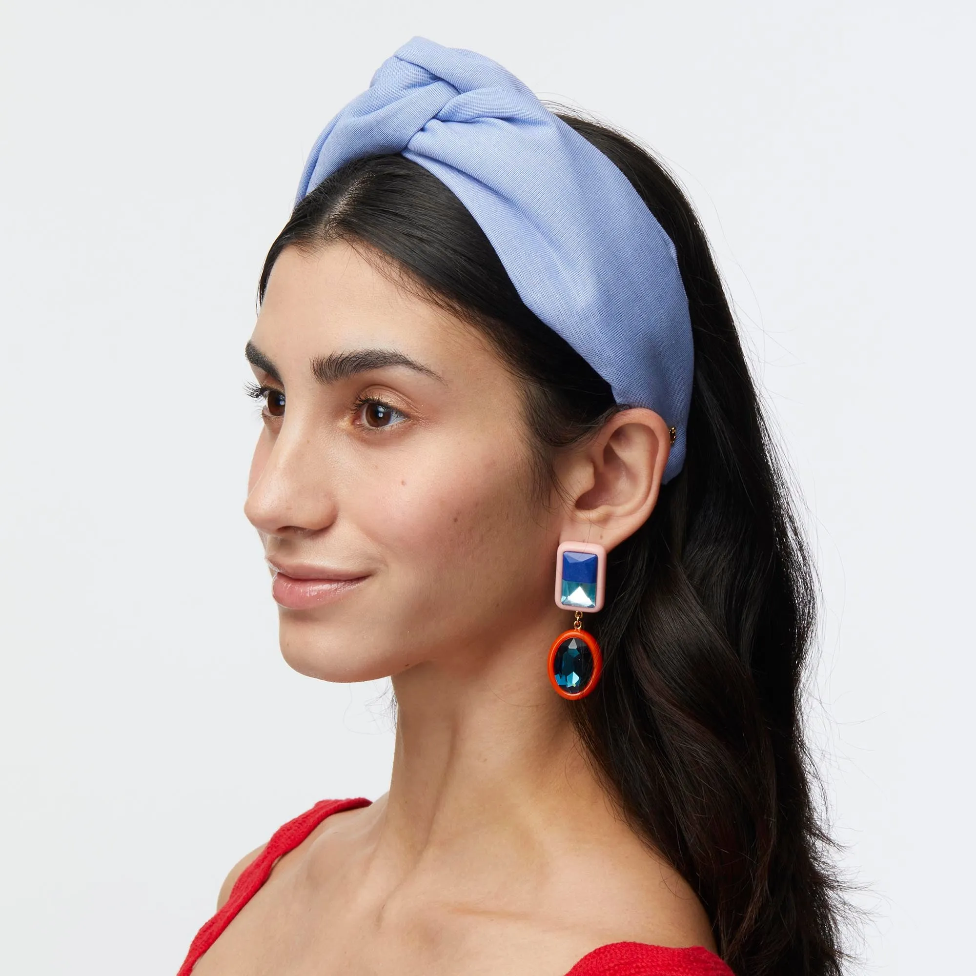 CLOUDY SKY GRETA COTTON HEADBAND sold by Lele Sadoughi product image thumbnail 2