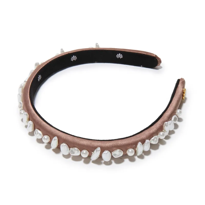 FAWN GIGI PEARL TREASURE HEADBAND sold by Lele Sadoughi