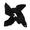 JET SQUARE SILK SCRUNCHIE sold by Lele Sadoughi
