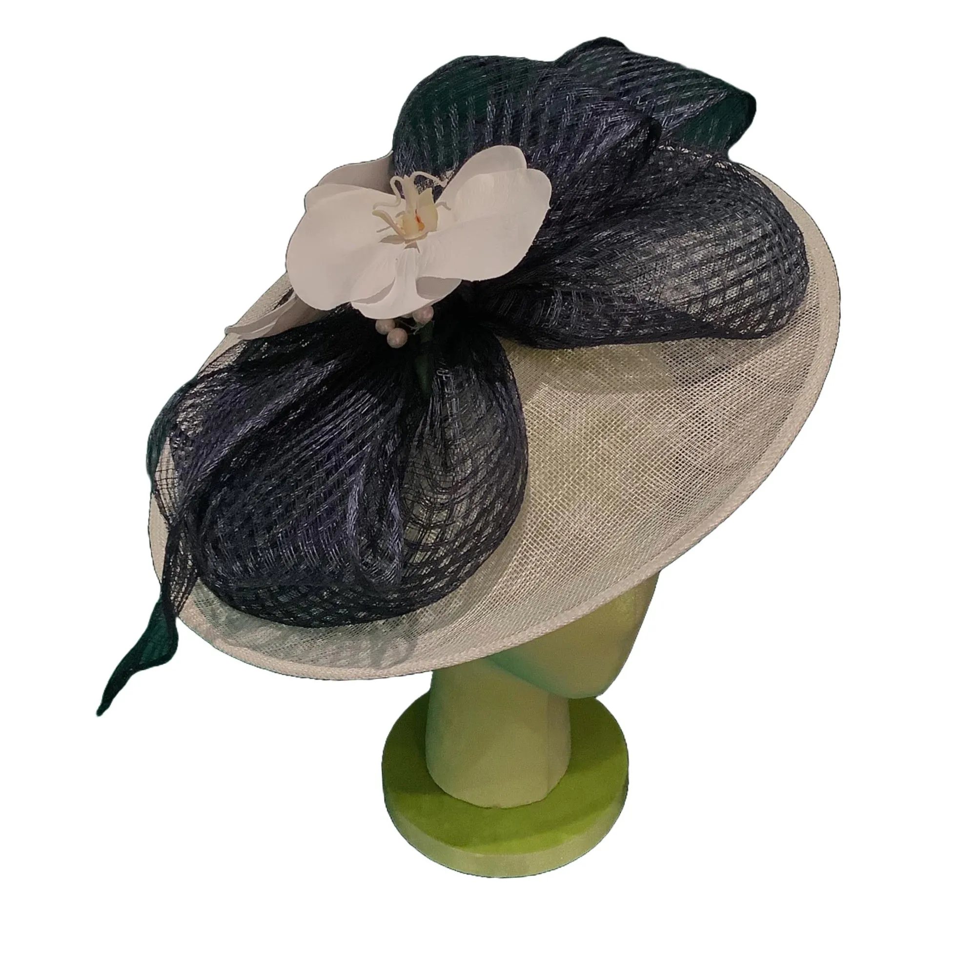 NAVY ORCHID LELE SADOUGHI x KGB ONE-OF-A-KIND FASCINATOR sold by Lele Sadoughi product image thumbnail 2