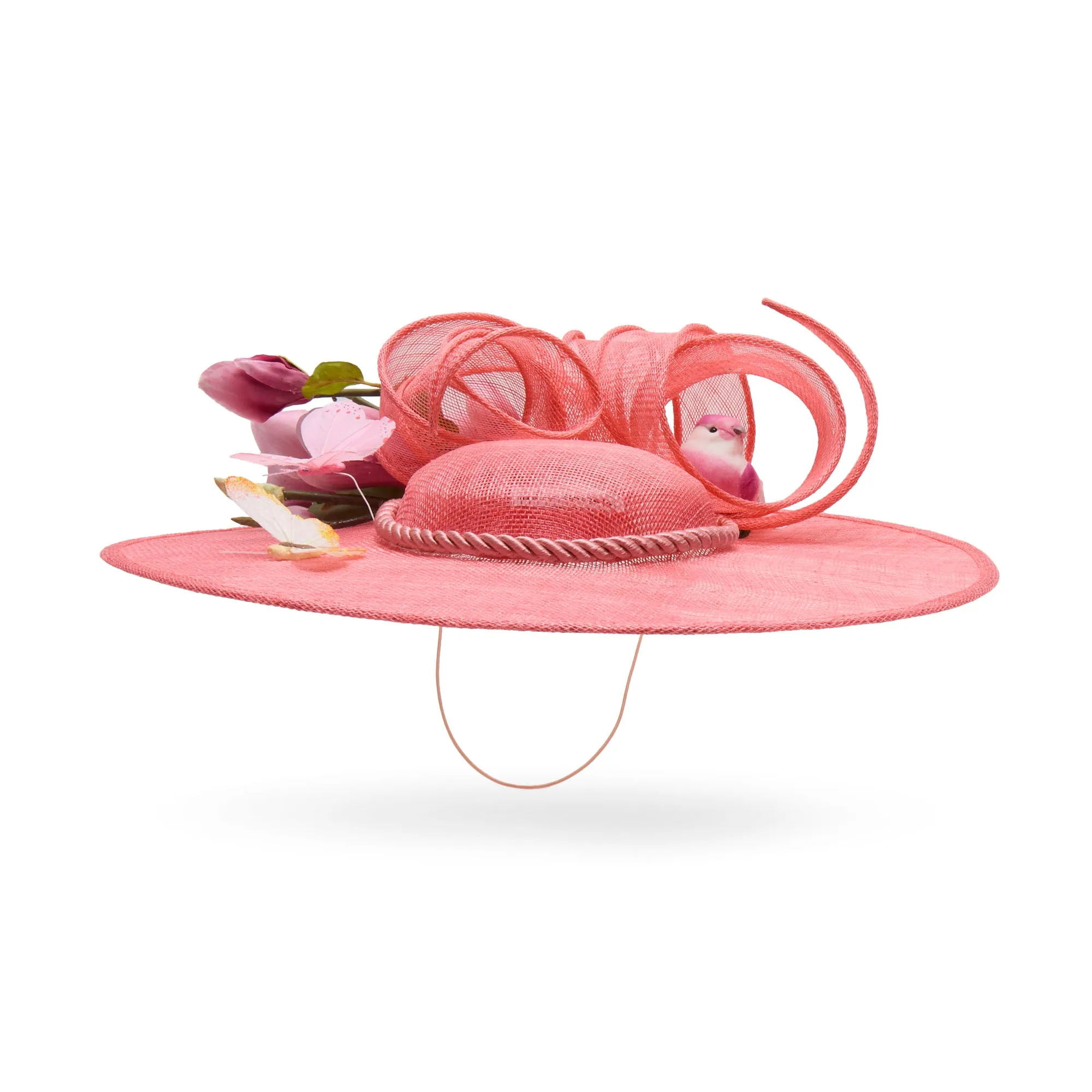 CORAL TWIRL LELE SADOUGHI x KGB ONE-OF-A-KIND FASCINATOR sold by Lele Sadoughi product image thumbnail 2