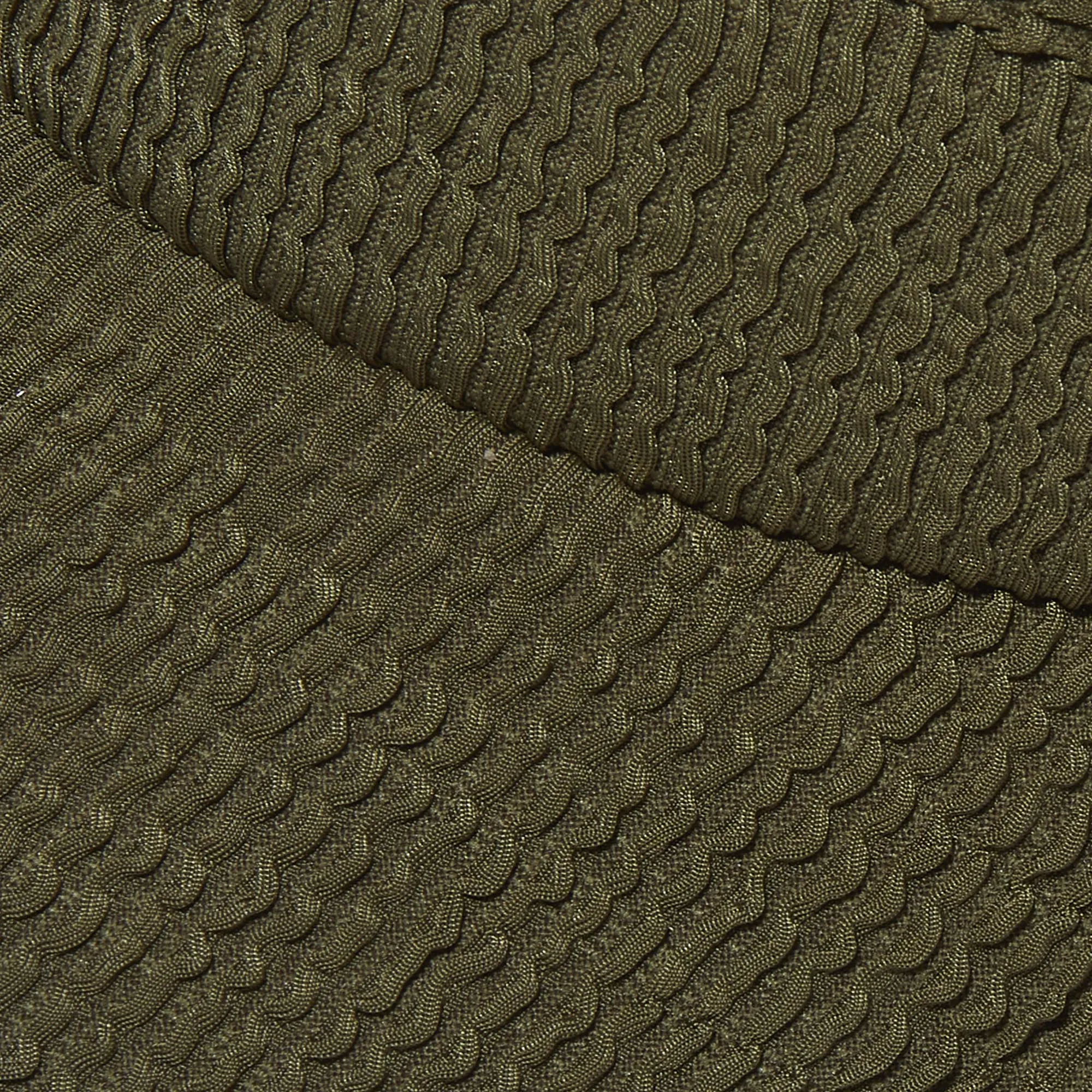 OLIVE SWIMMER BOW TIE VISOR sold by Lele Sadoughi product image thumbnail 3