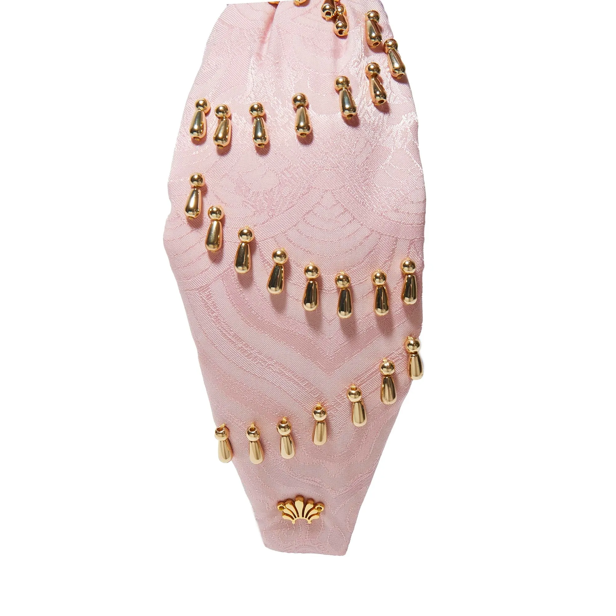 PINK LEMONADE KNOTTED VENUS EMBELLISHED HEADBAND sold by Lele Sadoughi product image thumbnail 5