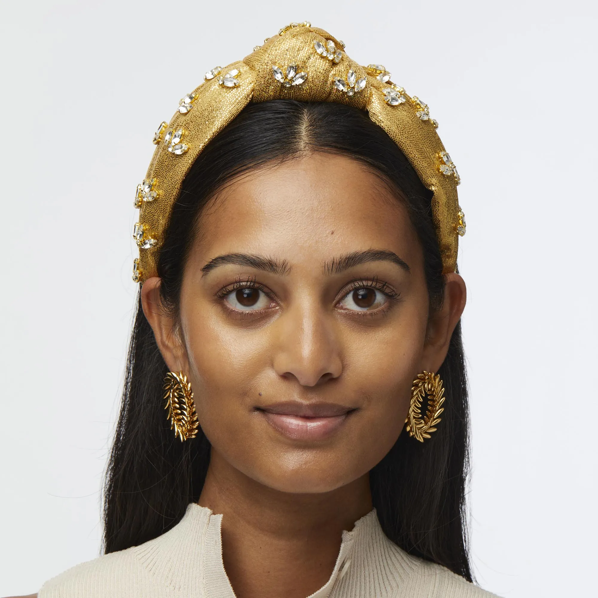 GOLD KNOTTED VINE EMBELLISHED HEADBAND sold by Lele Sadoughi product image thumbnail 2