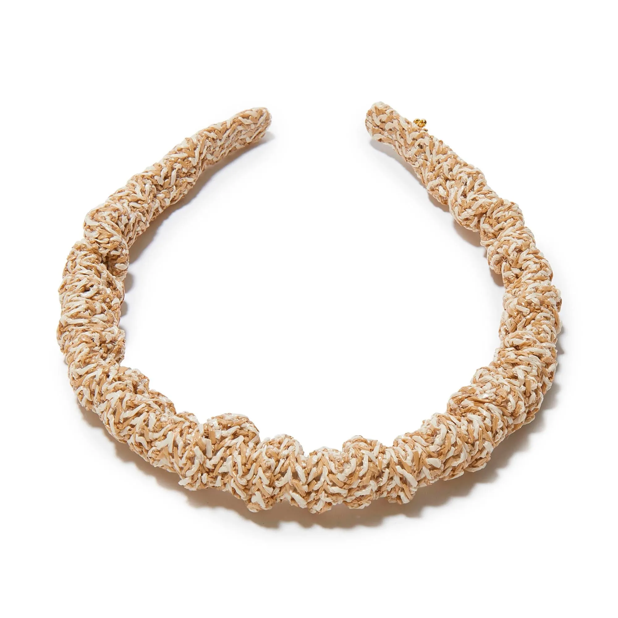 NATURAL JESSIE RAFFIA HEADBAND sold by Lele Sadoughi product image thumbnail 3